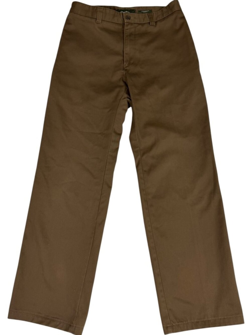 Eddie Bauer Brown Classic Fit Chino Pants 33x31 Wrinkle Resistant